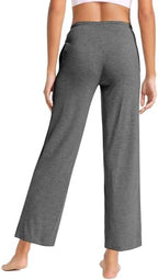 WiWi Pajama Pants for Women Viscose from Bamboo Super Soft Wide Leg Cooling Sweatpants Drawstring Bottoms Sleep Pj Pant S-XXL - Image 2