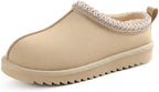 Litfun Women's Genuine Suede Fur Lined Slippers Fuzzy Winter House Shoes - Image 4