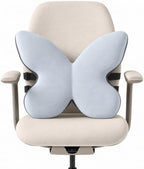 Butterfly Lumbar Support Pillow for Car and Chair, Gray by Unknown