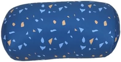 Bookishbunny 2pcs Micro Bead Set U Shaped Neck Travel Pillow 12" x 12" x 4" and Roll Back Pillow Cushion 13" x 7", Various Designs (Confetti) - Image 2