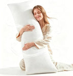 YZ HOME Waffle Weave Body Pillow for Adults, Memory Foam Insert by YZHOME