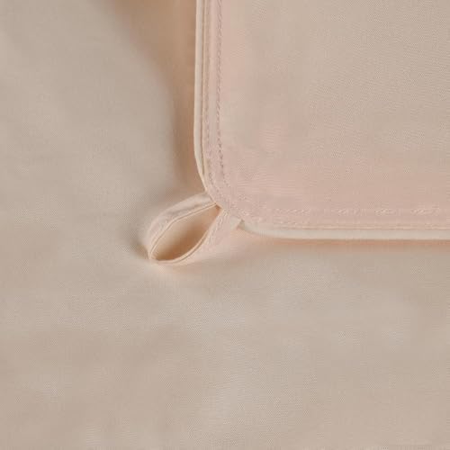 SUPERIOR All Season Reversible Down Alternative Comforter, King, Ivory - Image 3