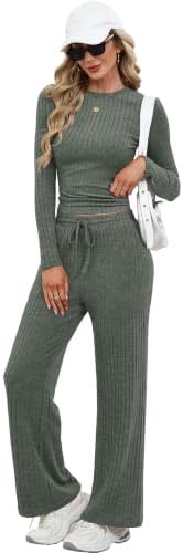 RUMIA Lounge Sets for Women Fall Outfits Sweater Cozy 2 Piece(S-2XL) - Image 2