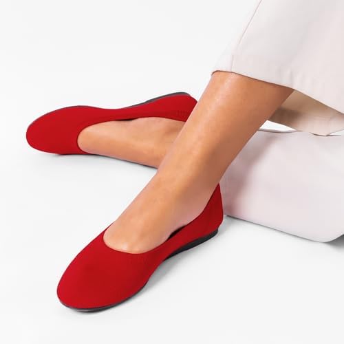 DREAM PAIRS Women's Dress Knit Ballet Comfort Flats - Image 2