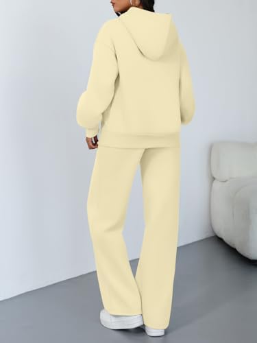 Trendy Queen Womens Oversized Hoodie Wide Leg Pants 2 Piece Lounge Set - Image 4