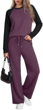 WIHOLL Lounge Sets for Women 2 Piece Fall Outfits 2026 Fashion S-2XL - Image 3