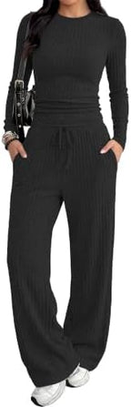 RUMIA Lounge Sets for Women Fall Outfits Sweater Cozy 2 Piece(S-2XL) - Image 3