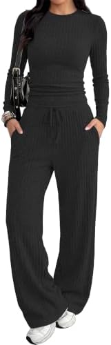 RUMIA Lounge Sets for Women Fall Outfits Sweater Cozy 2 Piece(S-2XL) - Image 3