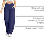 G4Free EverGoing Wide Leg Yoga Pants for Women Crossover Waist with Pockets - Image 4