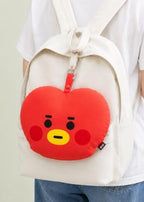 LINE FRIENDS Official BT21 Baby Tatton Reversible Neck Pillow - TATA, 2-Side Travel Neck Pillow Cushion for Airplane, Road Trip Essentials, Kpop Merch, Gift for Girls and Kpop Fans, 1 Count - Image 4