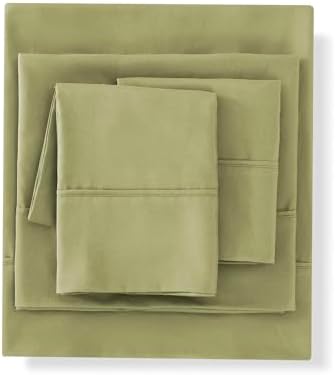 Sweet Home Collection 7 Piece Comforter Set Bag Solid Color All Season Soft Down Alternative Blanket & Luxurious Microfiber Bed Sheets, Sage, Full - Image 6
