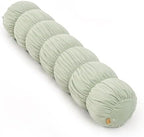 Pat. Pend. Cylinder Pillow for Bed, 39 Inch, Celadon Green by Ailuteie