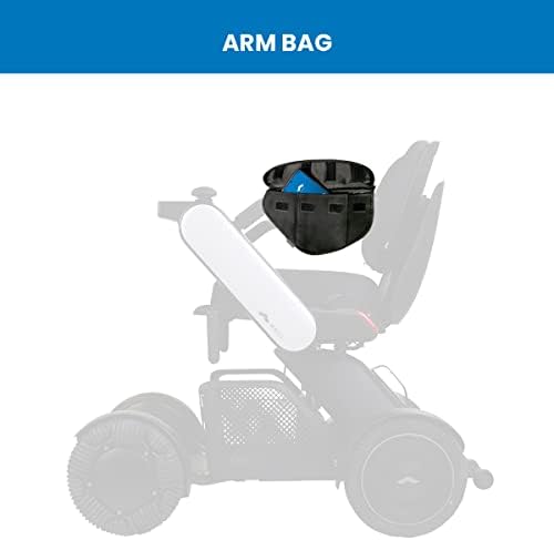 WHILL Side Bag; Compatible with Model Ci, C2 and F; One Size (Black) - Image 4