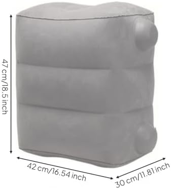 Portable Travel Footrest, Gray, Color to 1 - Image 6