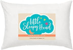 Little Sleepy Head Youth Pillow 16x22 for Sleeping – Soft & Supportive Hypoallergenic Bed Pillow with Down-Like Fill – Comfortable Pillow for Bedtime, Naps & Everyday Sleep - (1 Pack) by LittleSleepyHead