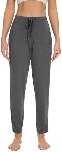 WiWi Pajama Pants for Women Viscose from Bamboo Super Soft Wide Leg Cooling Sweatpants Drawstring Bottoms Sleep Pj Pant S-XXL - Image 4