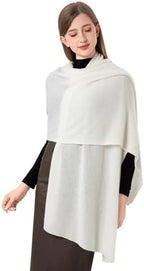 Cashmere Wrap Soft Knitted Scarf Stole for Women Airplane Travel Blanket Shawl 87x28 IN Extra Large Pashmina - Image 3