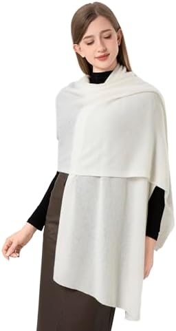 Cashmere Wrap Soft Knitted Scarf Stole for Women Airplane Travel Blanket Shawl 87x28 IN Extra Large Pashmina - Image 3