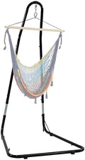 Sunnydaze Durable Adjustable Hanging Chair Hammock Stand Only by SunnydazeDecor
