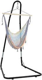 Sunnydaze Durable Adjustable Hanging Chair Hammock Stand Only by SunnydazeDecor