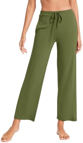 WiWi Pajama Pants for Women Viscose from Bamboo Super Soft Wide Leg Cooling Sweatpants Drawstring Bottoms Sleep Pj Pant S-XXL - Image 4