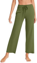 WiWi Pajama Pants for Women Viscose from Bamboo Super Soft Wide Leg Cooling Sweatpants Drawstring Bottoms Sleep Pj Pant S-XXL - Image 4