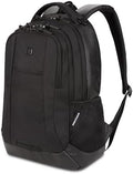 SwissGear Cecil Laptop Backpack, Fits Most 16-Inch Laptops, Three-Compartment Design, Airflow Back Panel, Black, 27.3L, 18-Inch by SwissGear