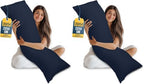 Utopia Bedding Full Body Pillow for Adults (Navy, 20 x 54 Inch), Long Pillow Insert for Sleeping, Ideal for Side Sleepers (Pack of 2) by UTOPIABEDDING