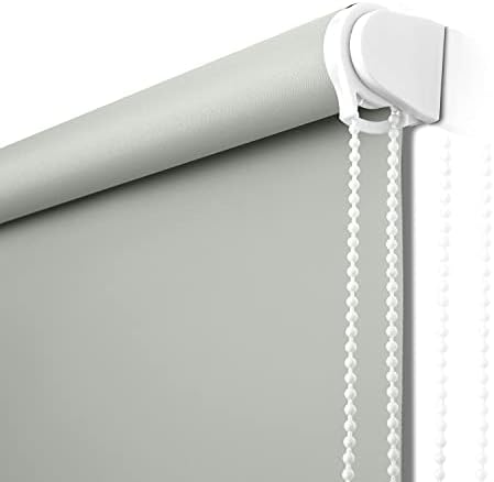 NUTRO CHILL Blackout Roller Shades for Window 28" W x 68" L Light Gray by NUTROCHILL