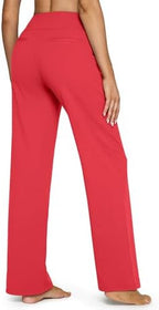 G4Free Yoga Pants for Women Wide Leg Pants with Pockets High Waisted - Image 2