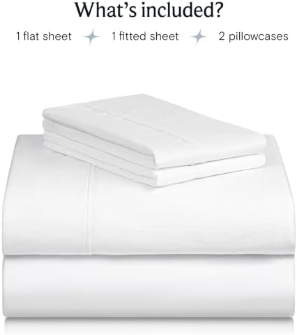 Queen Sheet Set, Extra Deep Pocket Soft & Cooling Bed Sheet Set, 4PC - Image 2