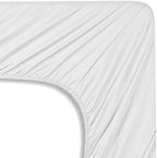 Mocassi King Sheet Set - Luxury Hotel 1800 Premier Bedding Sheets & Pillowcases - Ultra Soft Breathable & Cooling Bed Sheets - Deep Pocket - Wrinkle Resistant - 4 Piece Set - King, White - Image 5
