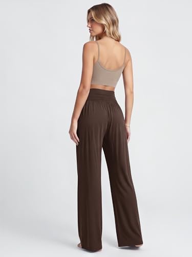 ODODOS Women's Wide Leg Palazzo Lounge Pants with Pockets Light Weight Loose Comfy Casual Pajama Pants-26/28/30"/32" Inseam - Image 4