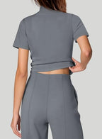 SENSERISE Jumpsuits for Women Dressy Short Sleeve Jumpsuit - Image 4