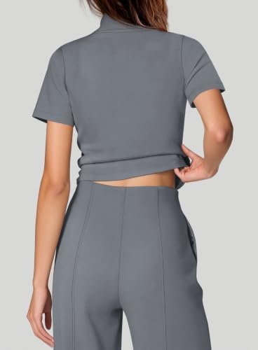 SENSERISE Jumpsuits for Women Dressy Short Sleeve Jumpsuit - Image 4