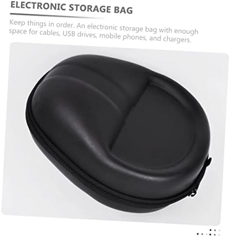 Uonlytech 3pcs Earphone Case Eva Storage Bag for Cables Protective Earbud Holder Zipper Design Organizer for USB Drives Chargers and Digital Accessories - Image 6