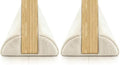 GDHOMM Door Draft Stopper for Bottom of Door, Adjustable Door Sweep Door Draft Blocker Door Gap Filler, Energy Saving, Keeps Sound Draft Light Out - Fits 30” to 36” Door (Pack of 2) by GDHOMM