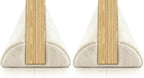 GDHOMM Door Draft Stopper for Bottom of Door, Adjustable Door Sweep Door Draft Blocker Door Gap Filler, Energy Saving, Keeps Sound Draft Light Out - Fits 30” to 36” Door (Pack of 2) by GDHOMM