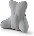 Lumbar Back Pillow (Pat. Pend), Supportive Back Cushion for Bed, Couch & Recliner, Ergonomic Lumbar Pillow with Customizable Firmness for Lower Back Pain Relief, Zinc Gray by Ailuteie