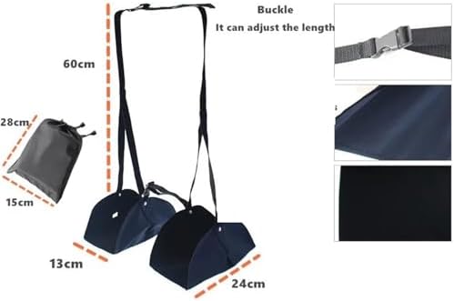1pc Travel Airplane Footrest Hammock Under Desk Flight Office Accessories Non Slip Portable Leg Foot for Airplane, Office, Under Desk, Car - Image 3