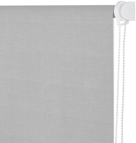 NUTRO CHILL Blackout Roller Shades for Windows 31" W x 68" L Light Grey by NUTROCHILL