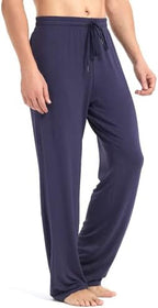 32/34/36/38 Long Inseam Men's Tall Pajama Pants Lounge Sleepwear Bottoms - Image 2