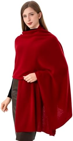 Cashmere Wrap Soft Knitted Scarf Stole for Women Airplane Travel Blanket Shawl 87x28 IN Extra Large Pashmina by Unknown