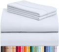 Queen Size Sheet Set, Cooling & Soft Deep Pocket Bed Sheets, 4PC by LuxClub