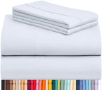 King Size Sheets Set, Cooling & Soft Deep Pocket Bed Sheets, 4PC by LuxClub