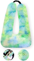 Travel Pillow, Travel Pillow for Kids, Sleeper Hold Pillow Travel, Removable U-Shaped Pillow for Adults and Children to Support Head and Body in The Back Seat of Long Car Trips (DCGreen) by MROUEN