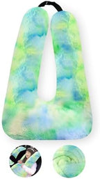 Travel Pillow, Travel Pillow for Kids, Sleeper Hold Pillow Travel, Removable U-Shaped Pillow for Adults and Children to Support Head and Body in The Back Seat of Long Car Trips (DCGreen) by MROUEN
