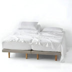 ARlinen 5PC Split King Sheets for Adjustable Bed, 15-Inch Deep, White by ARlinen