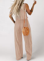 Dokotoo Womens 2 Piece Outfits Tank Tops Elastic Waist Wide Leg Pants Sets - Image 2