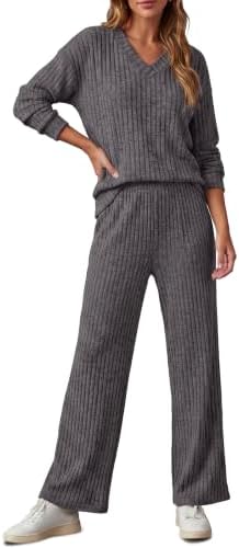 RUMIA Lounge Sets for Women Cozy Travel Matching Sweater Fall Outfits - Image 4